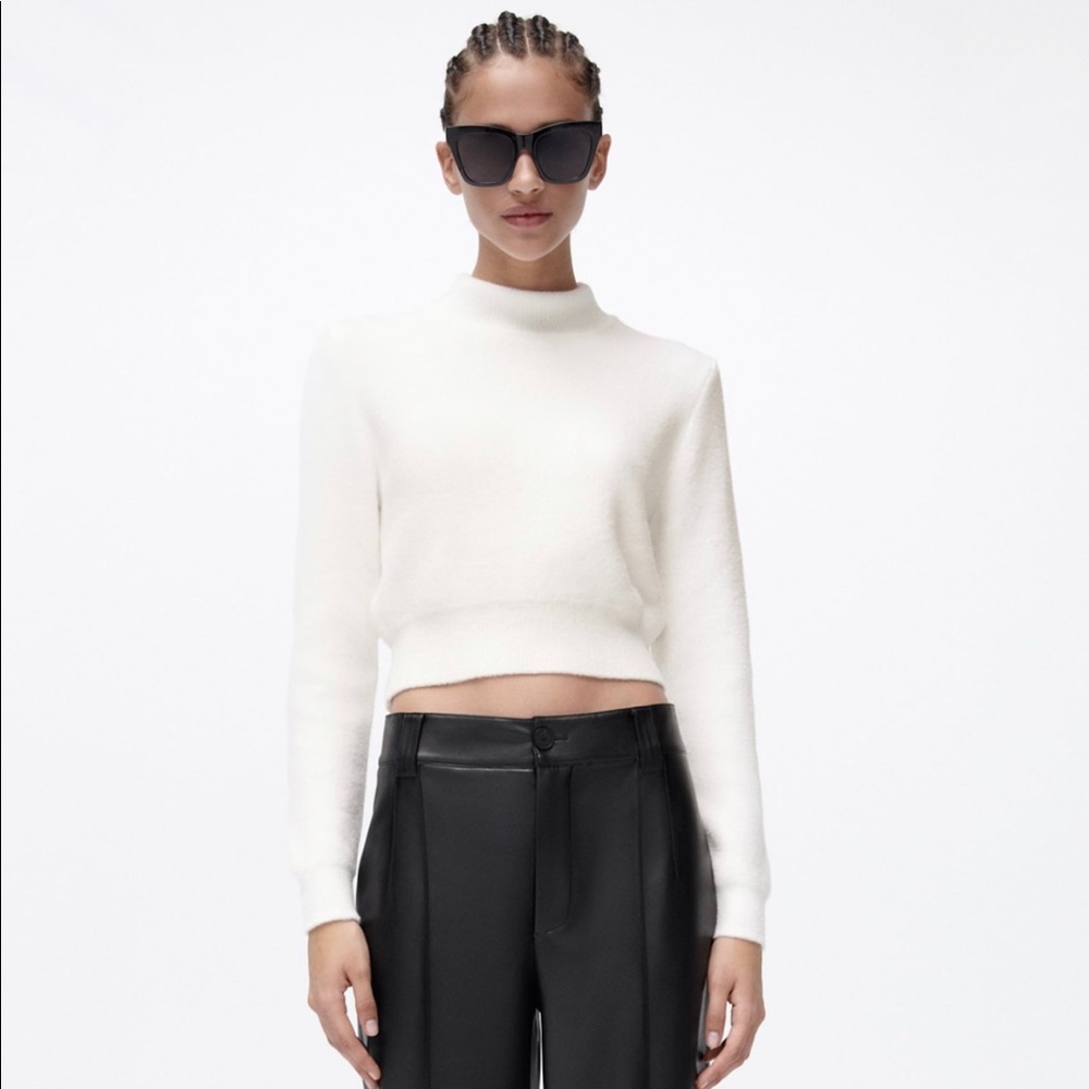 Zara high collar knit sweater